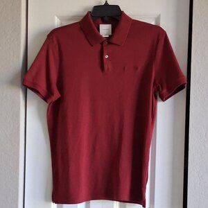 Calvin Klein Sooth Cotton Maroon Polo Shirt Men's Size XS